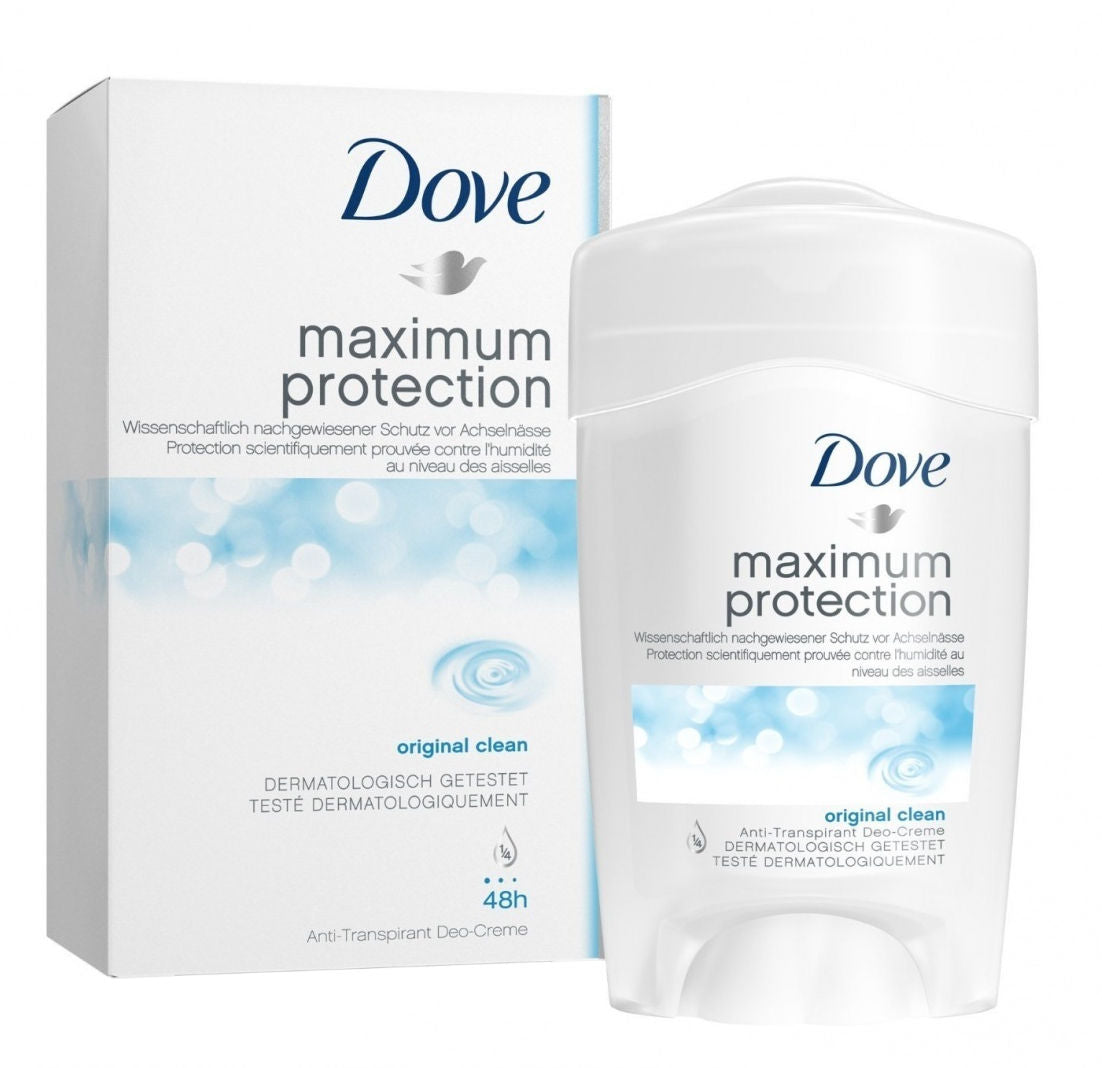 Dove Women Antiperspirant Deodorant Maximum Protection Stick Original 45ml