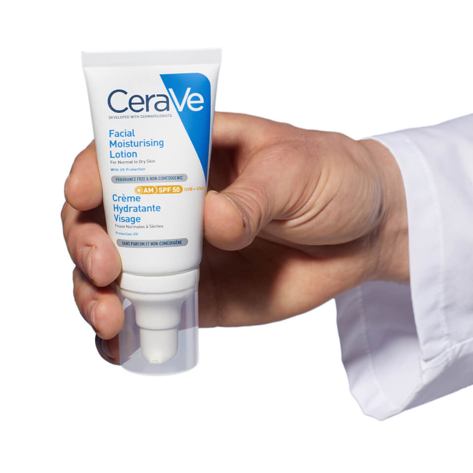 Cerave Am Facial Moisturising Lotion Spf 50 For Normal To Dry Skin 50Ml