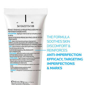 La Roche-Posay Effaclar H Iso-Biome Ultra Soothing Hydrating Care Anti-Imperfections Moisturising Cream 40Ml