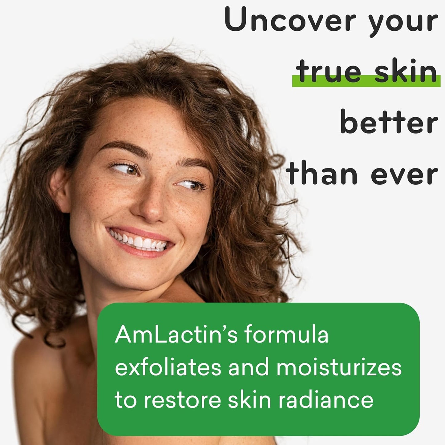 Amlactin Lactic Acid Daily 12% Lactic Acid Moisturising Lotion Exfoliator and Moisturizer for Dry Skin 400g
