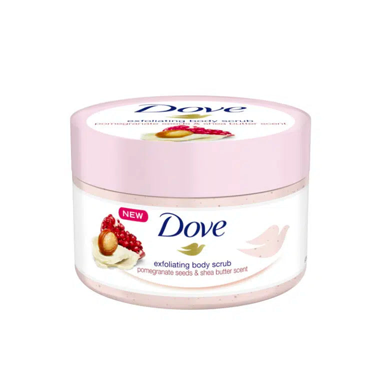 Dove Body Scrub Pomegranate Seeds & Shea Butter 225Ml