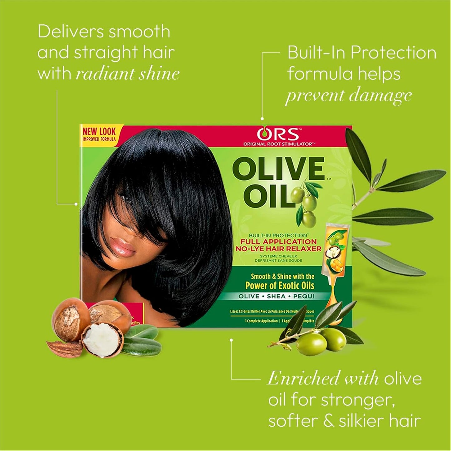 Ors Olive Oil Built In Protection No-Lye
Relaxer Normal