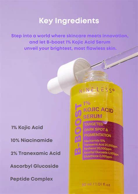NineB-Boost 1% Kojic Acid Serum by Nine Less