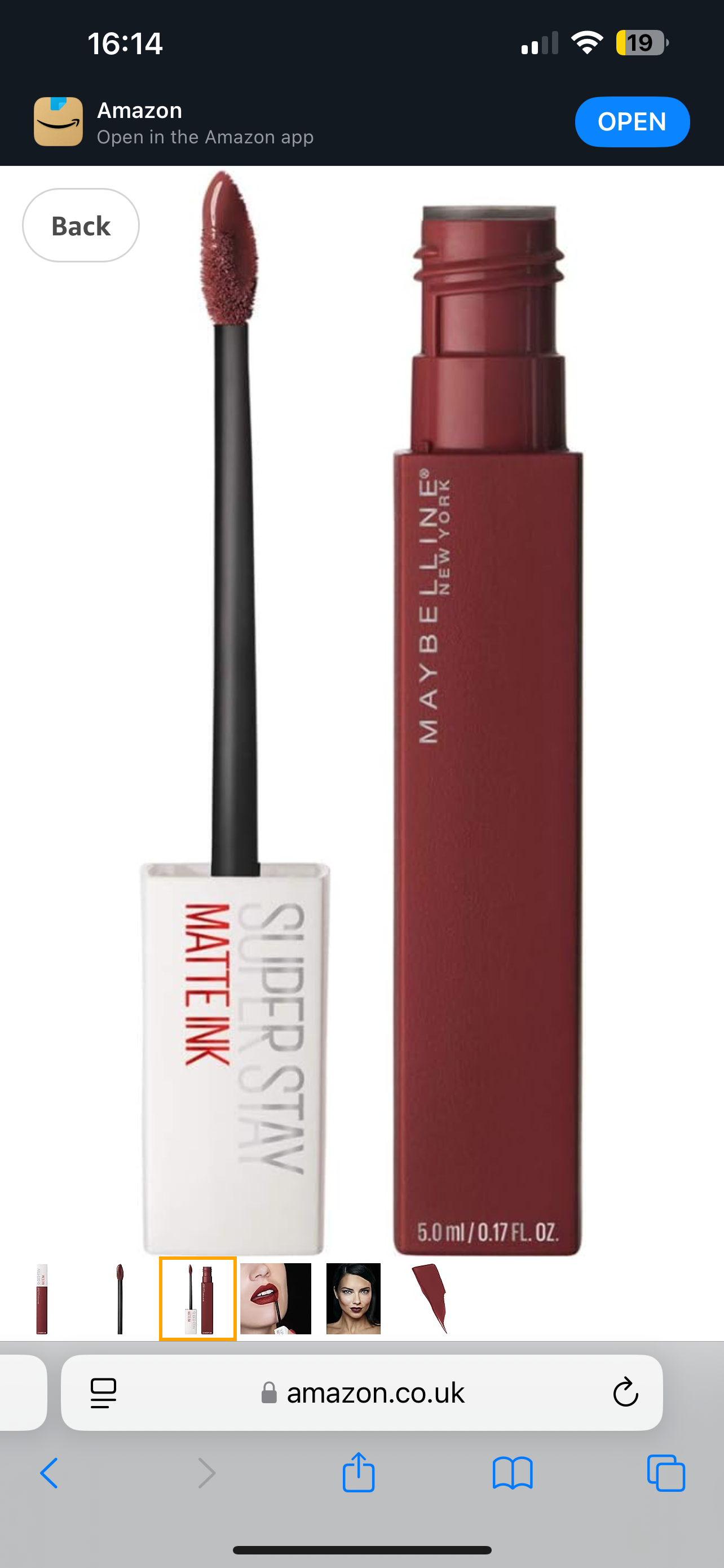 Maybelline Superstay Matte Ink 50 Voyager