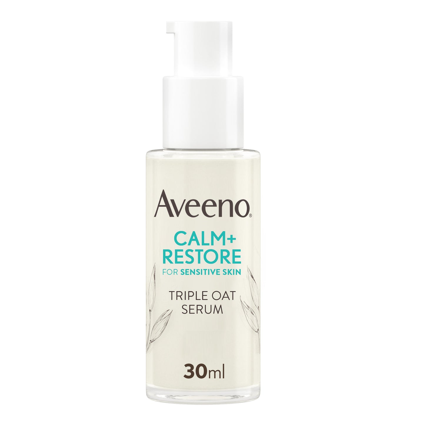 Aveeno Calm+Restore Triple Oat Serum, 24-Hour Moisturisation
With Triple Oat Complex And Calming Feverfew 30Ml