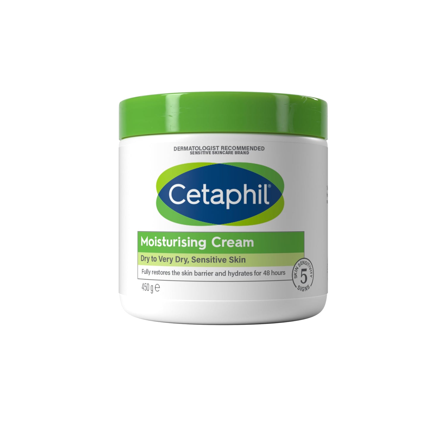 Cetaphil Moisturising Cream Dry To Very Dry , Sensitive Skin 450G