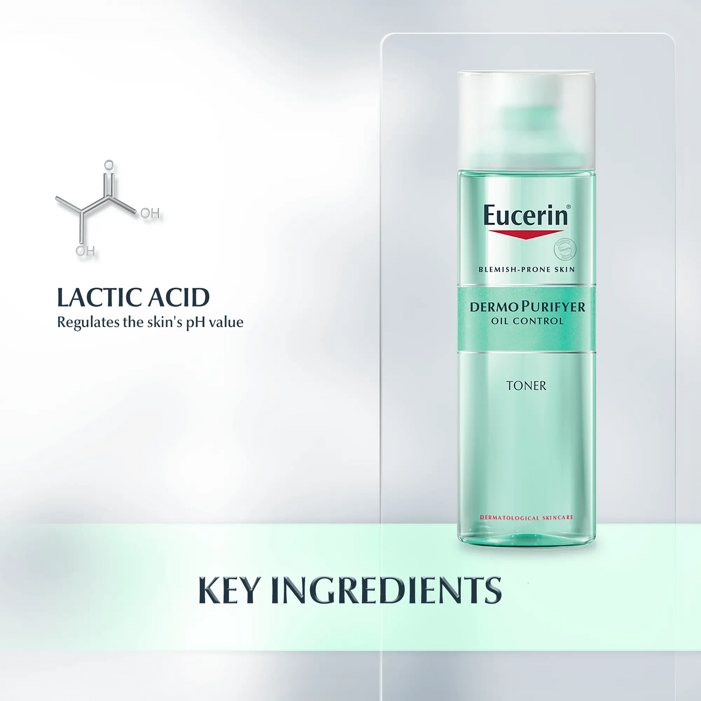 Eucerin Dermopurifyer Facial Toner With Lactic Acid For Blemish Prone Skin 200Mls