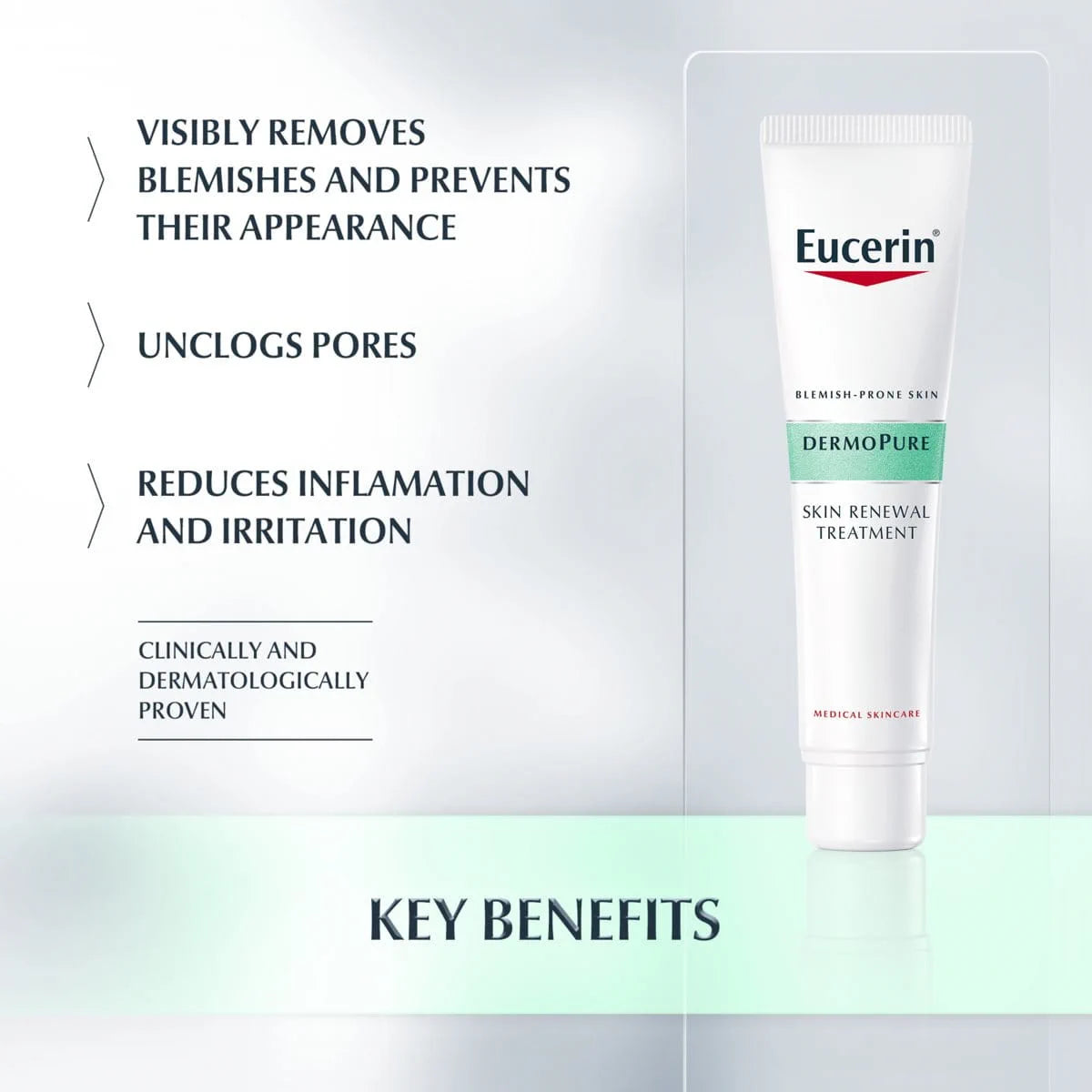 Eucerin Dermopurifyer Skin Renewal Treatment Anti-Acne Night Face Serum Treatment With Glycolic & Salicylic Acid 40Ml