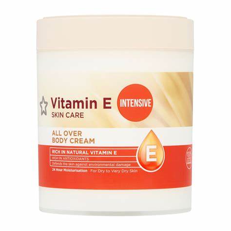 Superdrug Vitamin E Intense All Over Body Cream
Dry To Very Dry 475 Ml