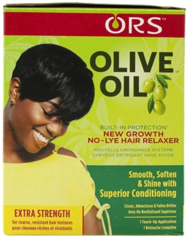 Ors Olive Oil New Growth Hair Relaxer Extra Strength