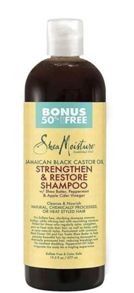 Shea Moisture Jamaican Black Castor Oil Strenghten & Restore Shampoo 586