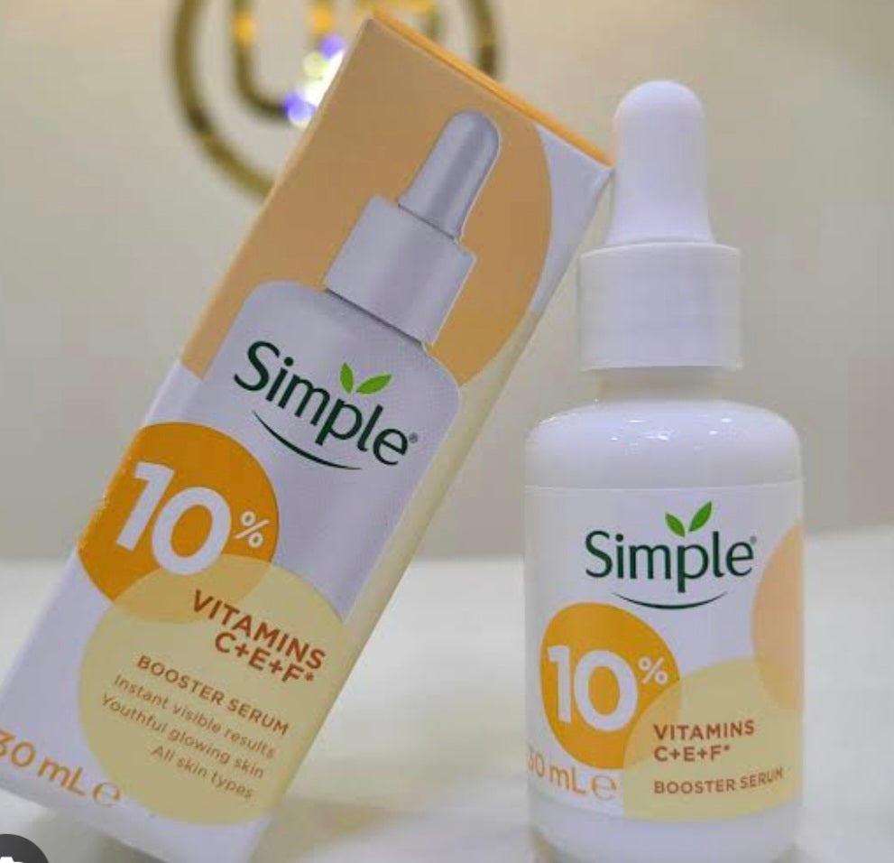 Simple Booster Serum 10& Vitamin C + E+F 30Ml