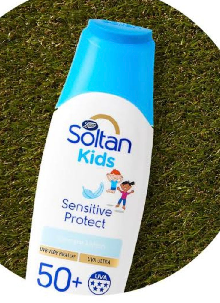 Boots Soltan Kids Sensitive & Sun Allergy Protect Lotion Spf50+ 200Ml