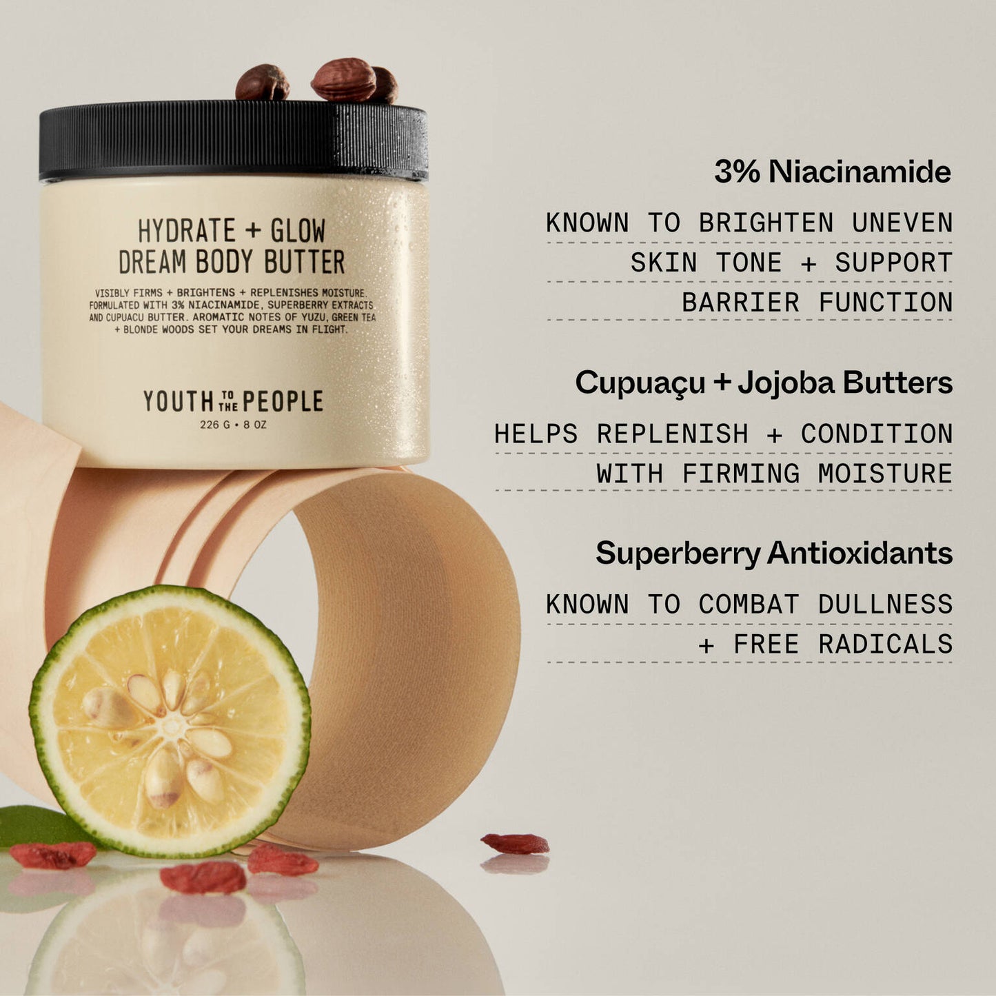 Youth To The People Hydrate + Glow Dream Body Butter 226G