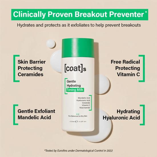 Coats Gentle Hydrating Toning Milk 125Ml