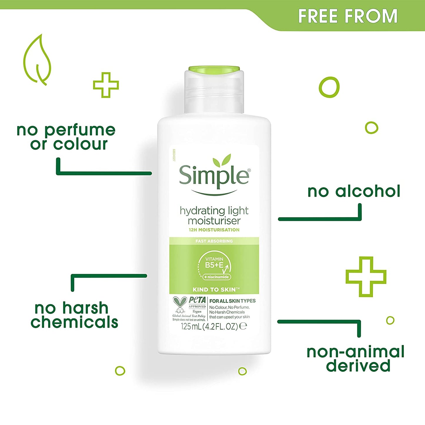 Simple Kind To Skin Hydrating Light Moisturiser 125Ml