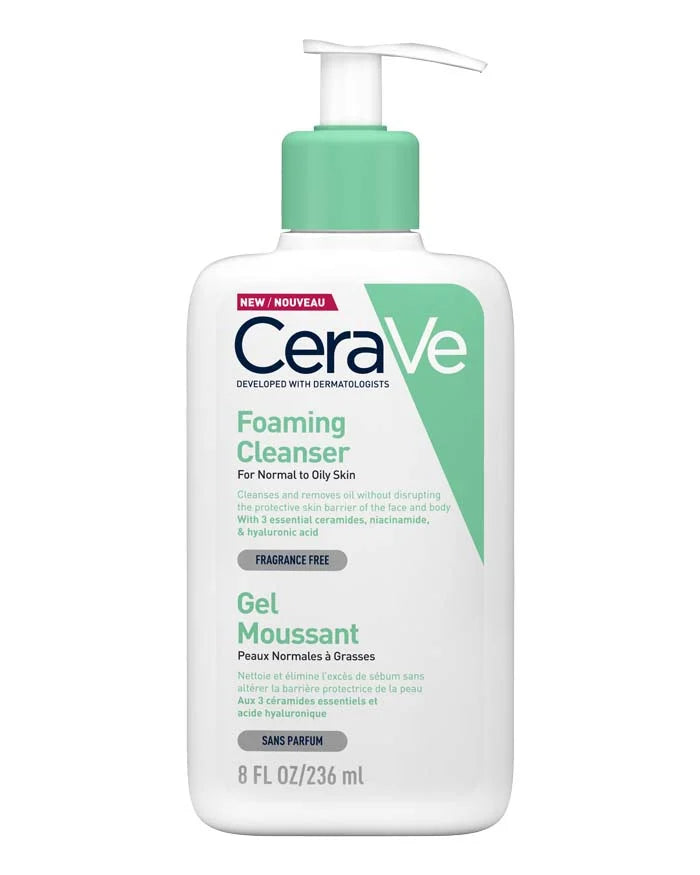 Cerave Foaming Cleanser For Normal To Oily Skin 236Mls