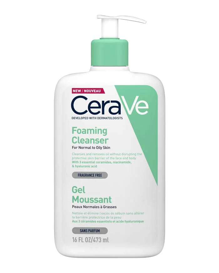 Cerave Foaming Cleanser For Normal To Oily Skin 473Ml