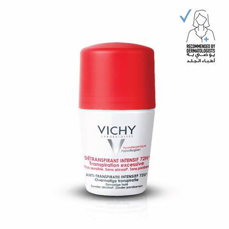 Vichy 72Hr Stress Resist Roll-On Anti-Perspirant For Sensitive Skin 50Ml