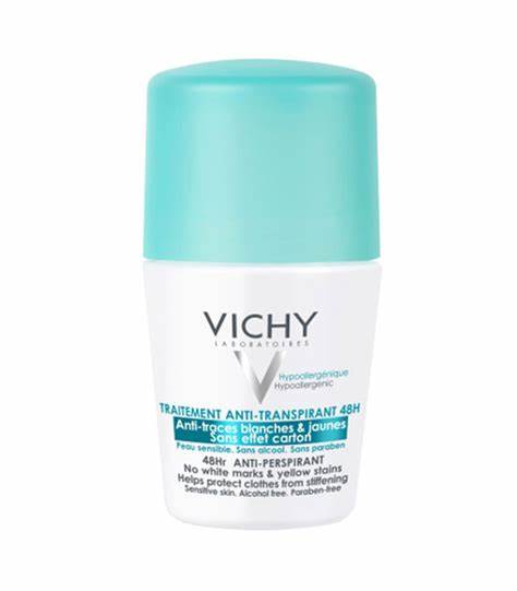 Vichy 48 Hr No Trace Roll On Anti-Perspirant For Sensitive Skin
Deodorant 5Oml
