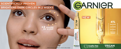Garnier Brightening 4% Vitamin C , Niacinamide, Caffeine & Banana Powder Eye Cream 15Ml