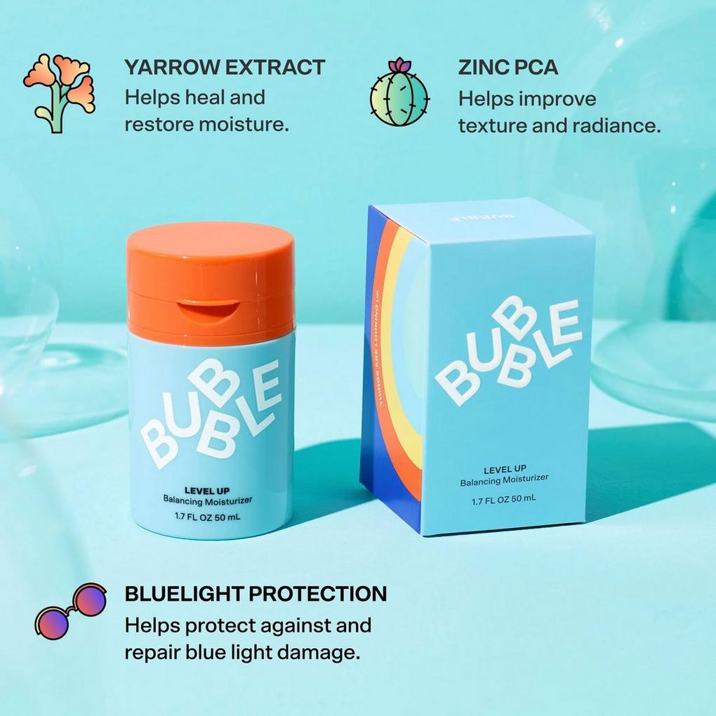 Bubble skincare Level Up Balancing Gel Moisturiser 50Ml