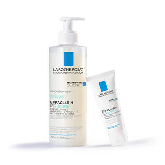 La Roche-Posay Effaclar H+ Iso Biome Cleansing Cream For 
 Oily Blemish Prone Skin 390Ml