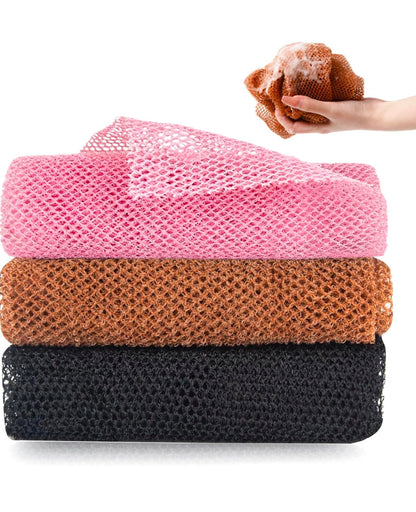 African Net Sponge, African Wash Net, Long Nylon African random color 1 PIECE