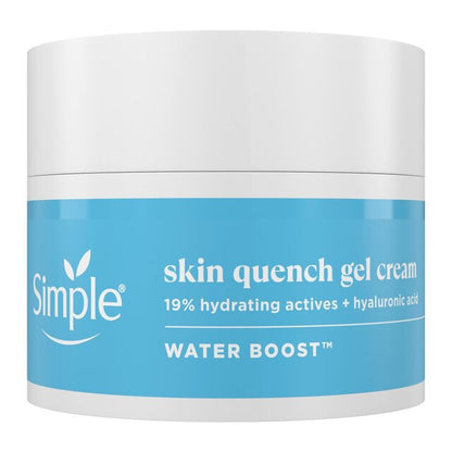 Simple Water Boost Skin Quench Gel Face Cream for Dry Skin 50ml