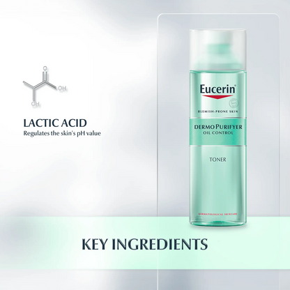 Eucerin Dermopurifyer Facial Toner With Lactic Acid For Blemish Prone Skin 200Mls