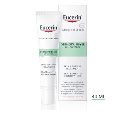 Eucerin Dermopurifyer Skin Renewal Treatment Anti-Acne Night Face Serum Treatment With Glycolic & Salicylic Acid 40Ml