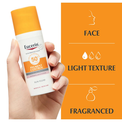 Eucerin Sun Pigment Control Anti 
 Dark Spot Sun Cream For Face Spf 50 50Ml
