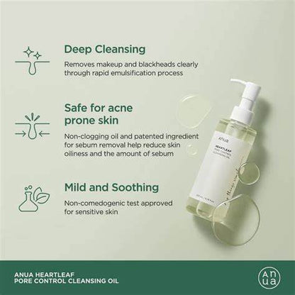 Anua Heartleaf Pore Control Cleansing Oil 200Ml