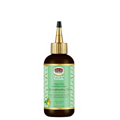 African Pride Feel It Formula Peppermint , Rosemary & Sage Strengthening Oil