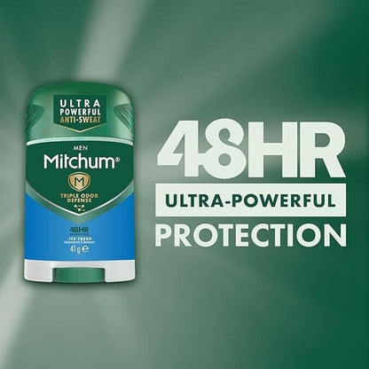 Mitchum Men Triple Odor Defense 48 Hr Protection Solid 41 G Ice Fresh